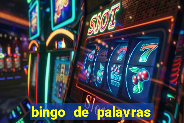 bingo de palavras de natal